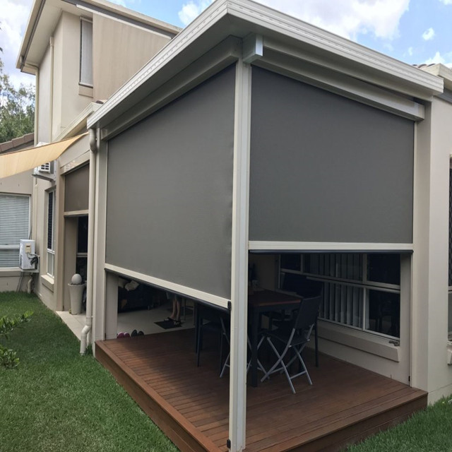 Manual Windproof Zip Screen Blinds